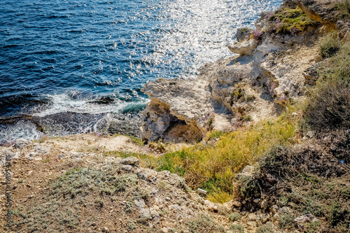 the beach of Atlesh of the Black Sea photo