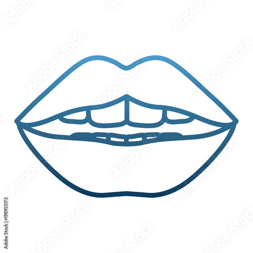 female lips sensuality icon