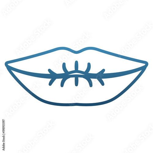 female lips sensuality icon