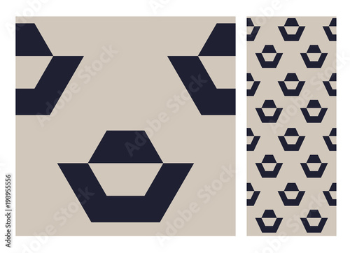 vintage tiles patterns antique seamless design in Vector illustration	
