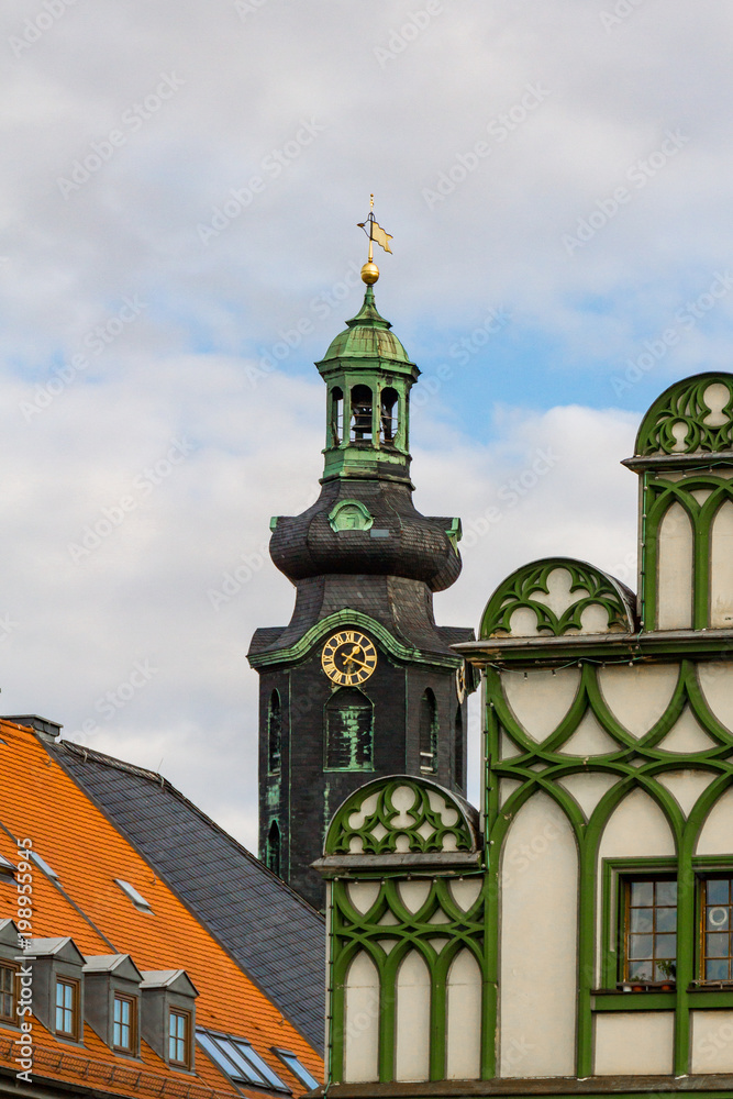 Obraz premium historische Altstadt von Weimar in Thüringen