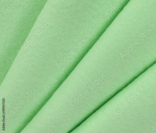 fleece green blanket, color sample