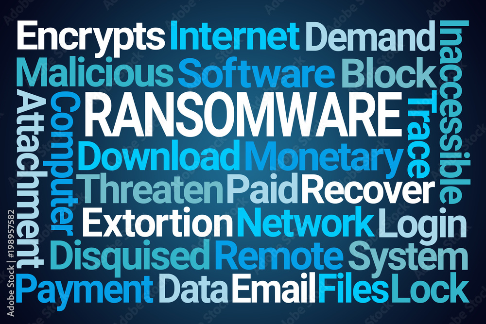 Ransomware Word Cloud Ransomware Word Cloud