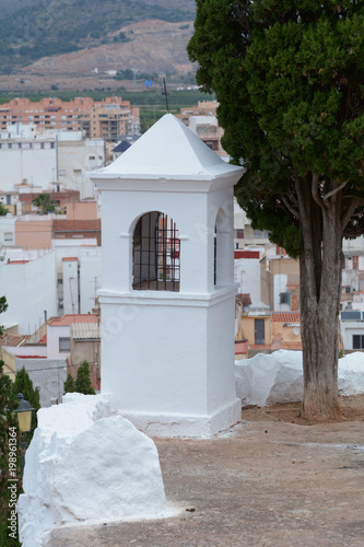 Hornacina en la ermita del calvario de Sagunto. Valencia. España photo