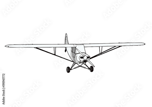 sketch plane with propeller vector