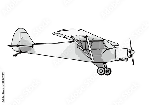 sketch plane with propeller vector