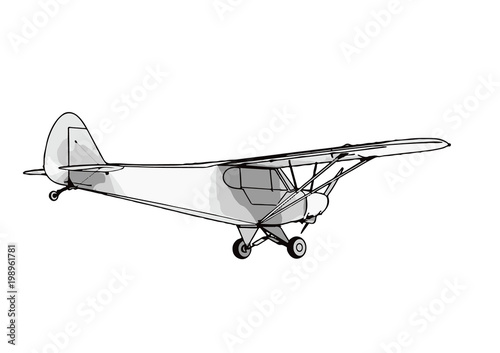 sketch plane with propeller vector