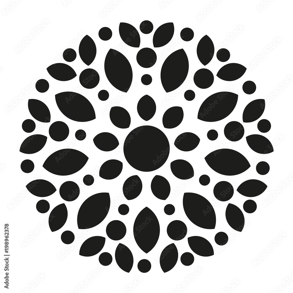 Beautiful Decoration Ornament. Mandala Design.