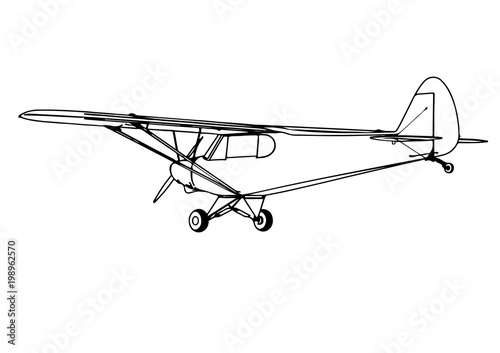 sketch plane with propeller vector