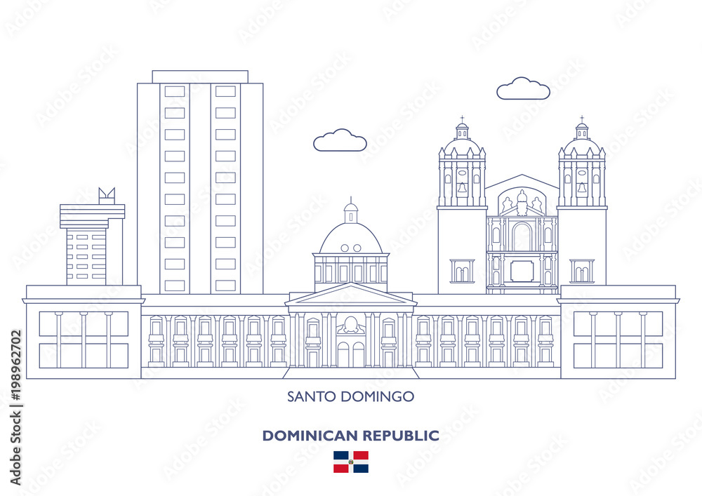 Santo Domingo City Skyline, Dominican Republic