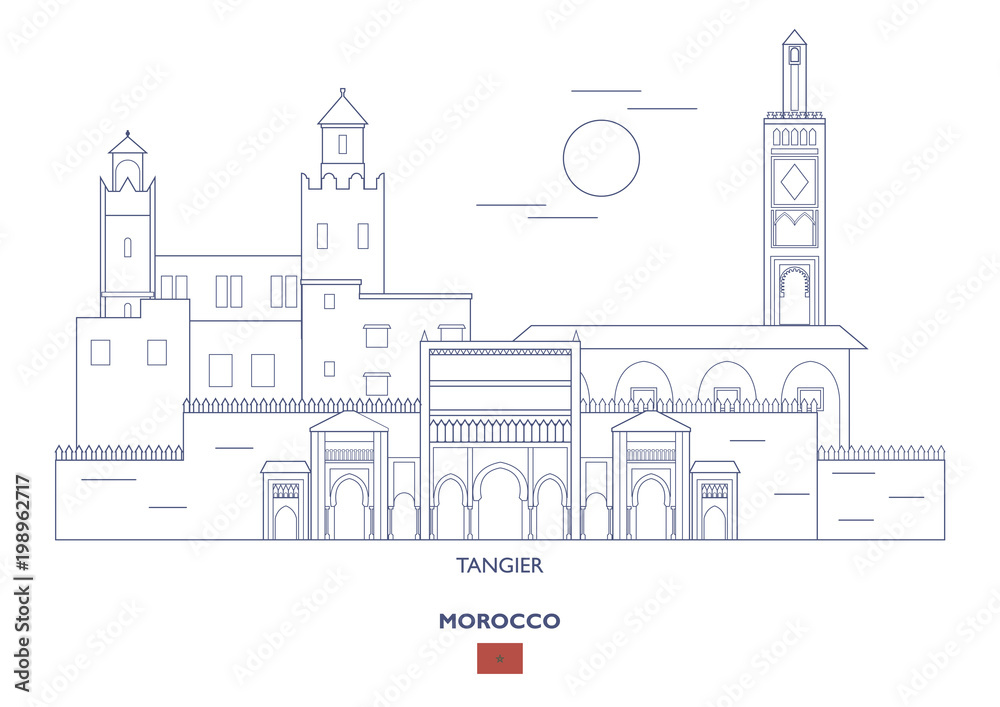 Tangier City Skyline, Morocco