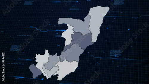 Congo Network Map photo