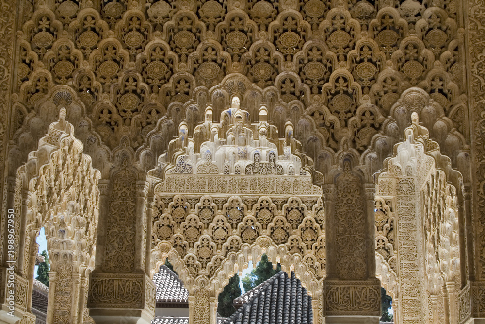 Hiszpania Alhambra - obrazy, fototapety, plakaty 