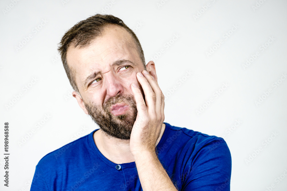 Confused man thinking