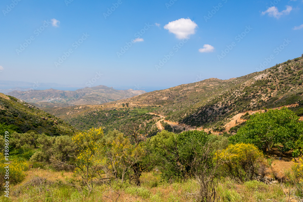 Obraz premium Beautiful view of Naxos island. Cyclades, Greece