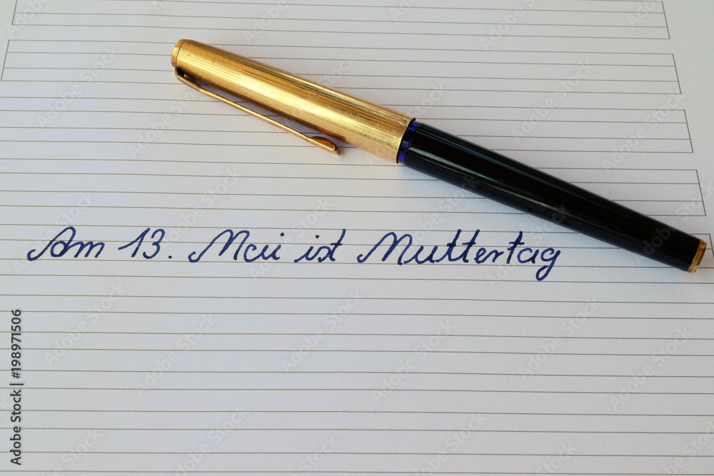 Naklejka premium Muttertag 2018
