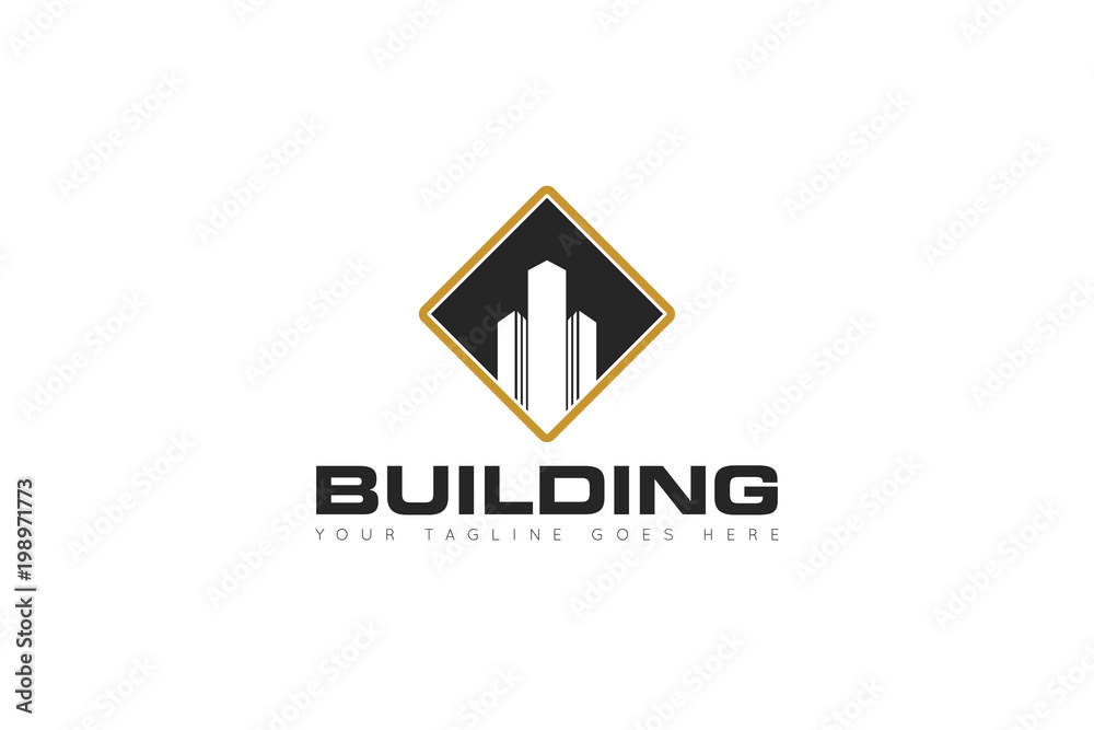 Fototapeta premium building logo and icon Vector design Template
