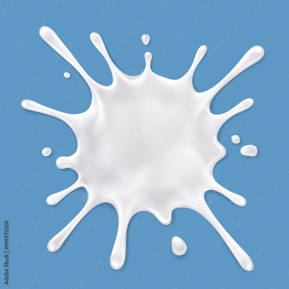 Splattered milk Splattered milk