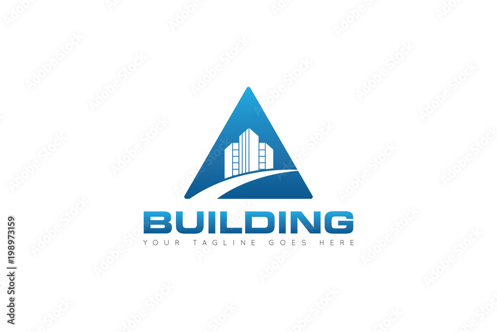 building logo and icon Vector design Template