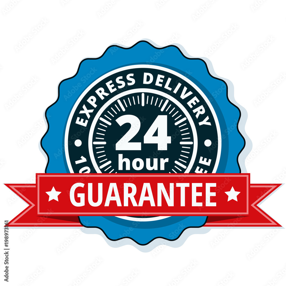 24 Hour Express Delivery illustration 24 Hour Express Delivery illustration