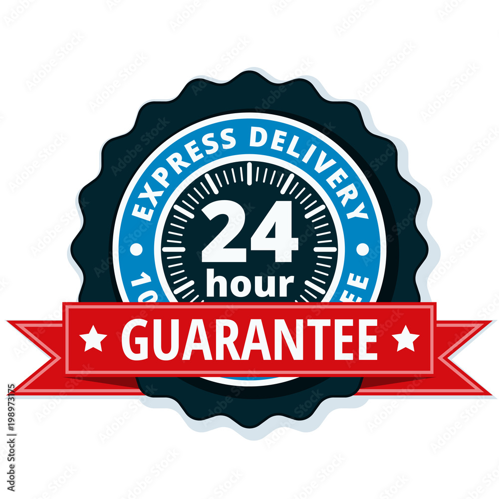 24 Hour Express Delivery illustration 24 Hour Express Delivery illustration