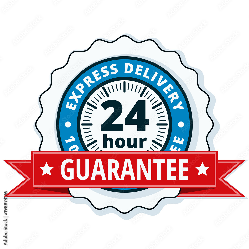 24 Hour Express Delivery illustration 24 Hour Express Delivery illustration