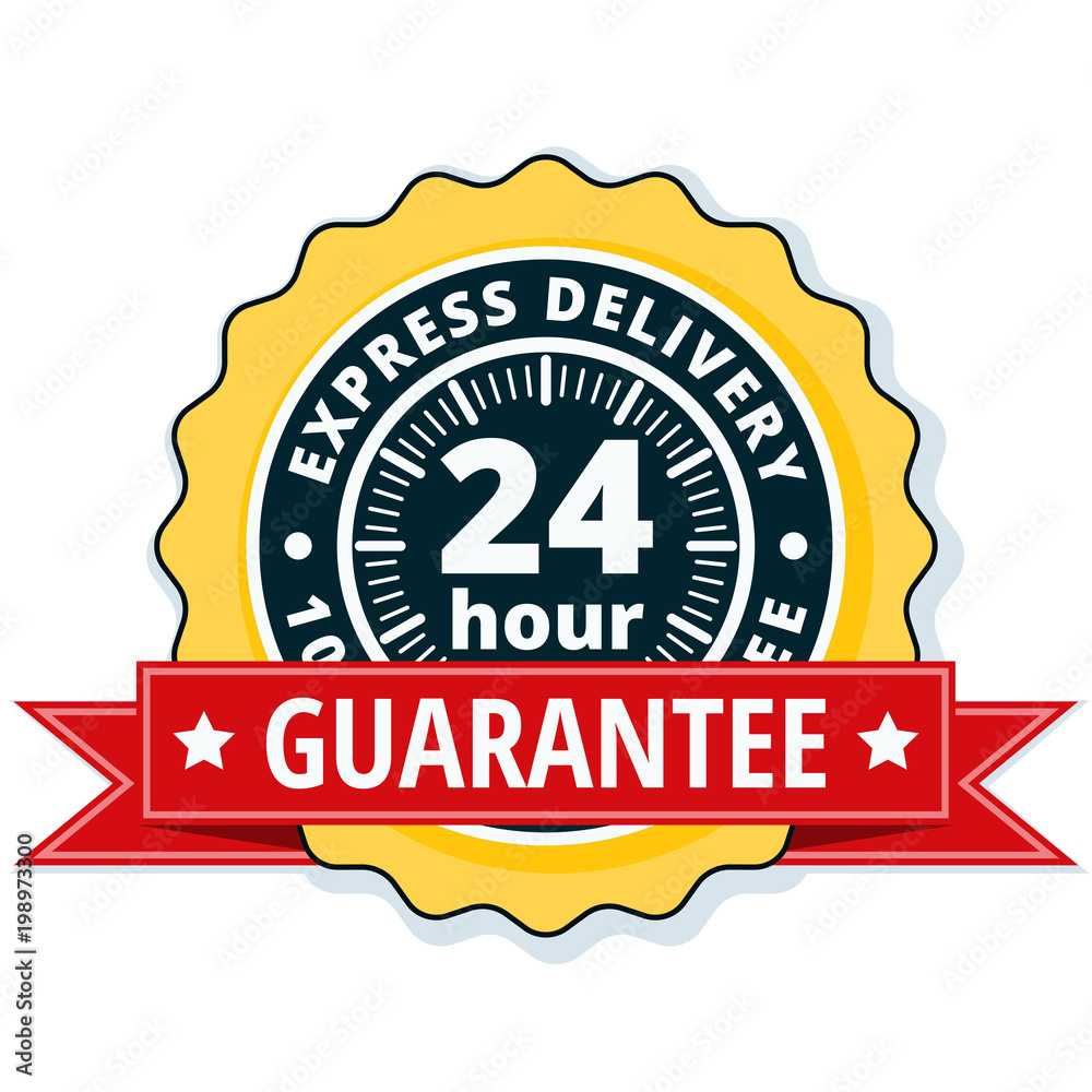 24 Hour Express Delivery illustration 24 Hour Express Delivery illustration