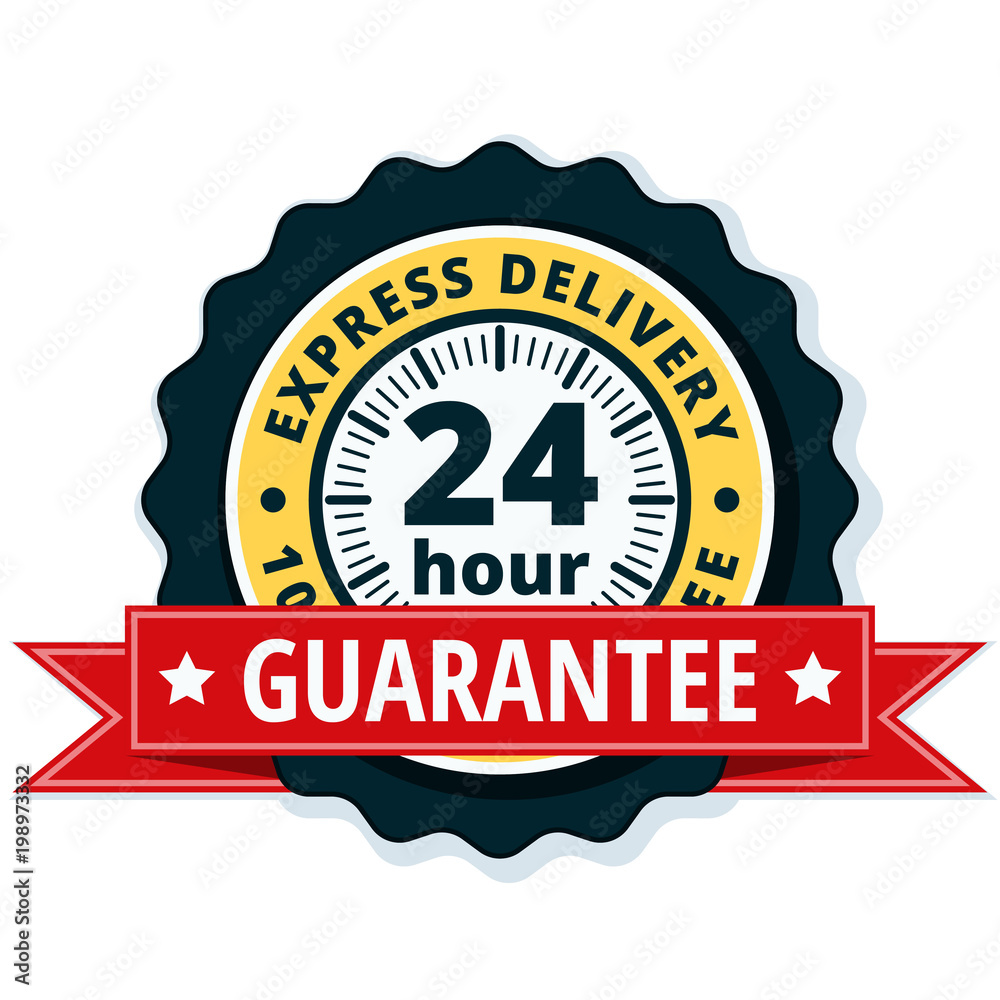 24 Hour Express Delivery illustration 24 Hour Express Delivery illustration