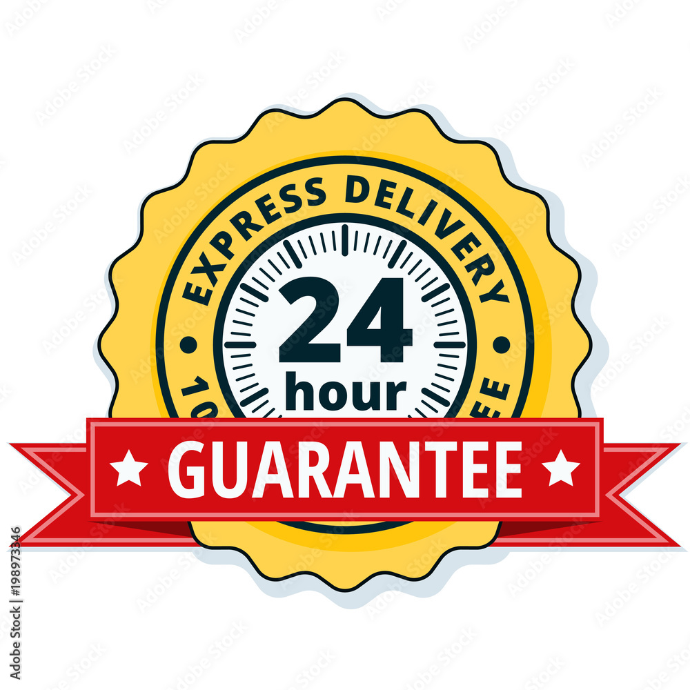 24 Hour Express Delivery illustration 24 Hour Express Delivery illustration