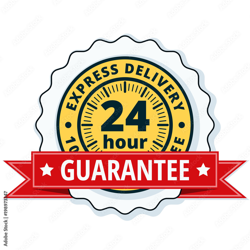 24 Hour Express Delivery illustration 24 Hour Express Delivery illustration