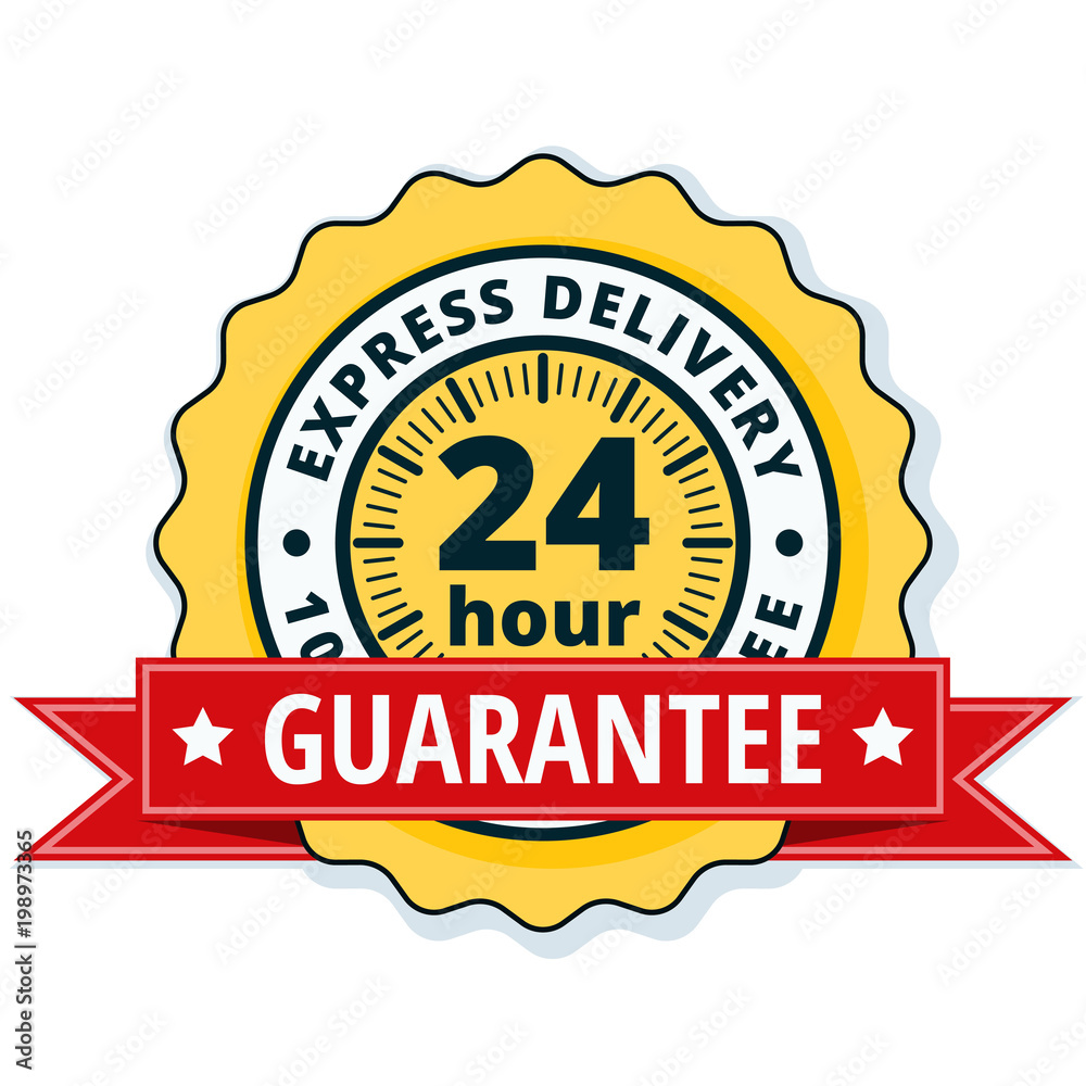 24 Hour Express Delivery illustration 24 Hour Express Delivery illustration