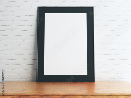 Empty white banner