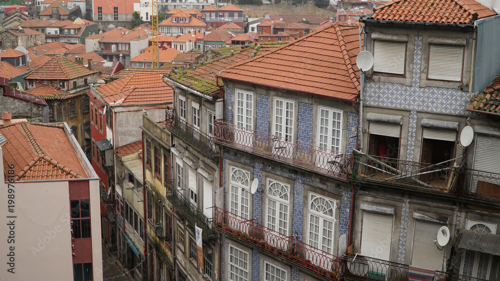 Porto, Portugal, circa 2018: Architecture of the city.