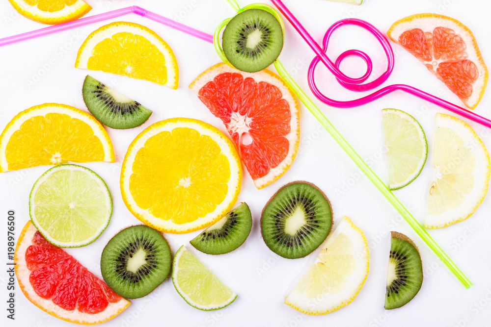 Flat lay citrus Flat lay citrus