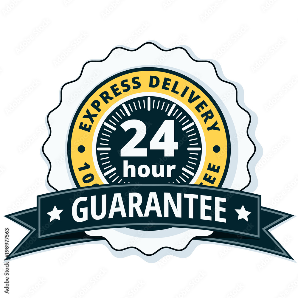 24 Hour Express Delivery illustration 24 Hour Express Delivery illustration
