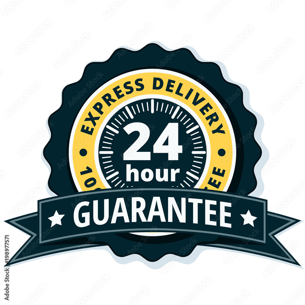 24 Hour Express Delivery illustration 24 Hour Express Delivery illustration
