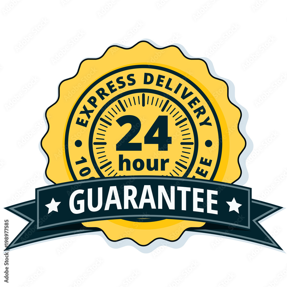 24 Hour Express Delivery illustration 24 Hour Express Delivery illustration