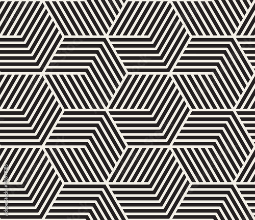 Vector seamless pattern. Modern stylish abstract texture. Repeating geometric tiles