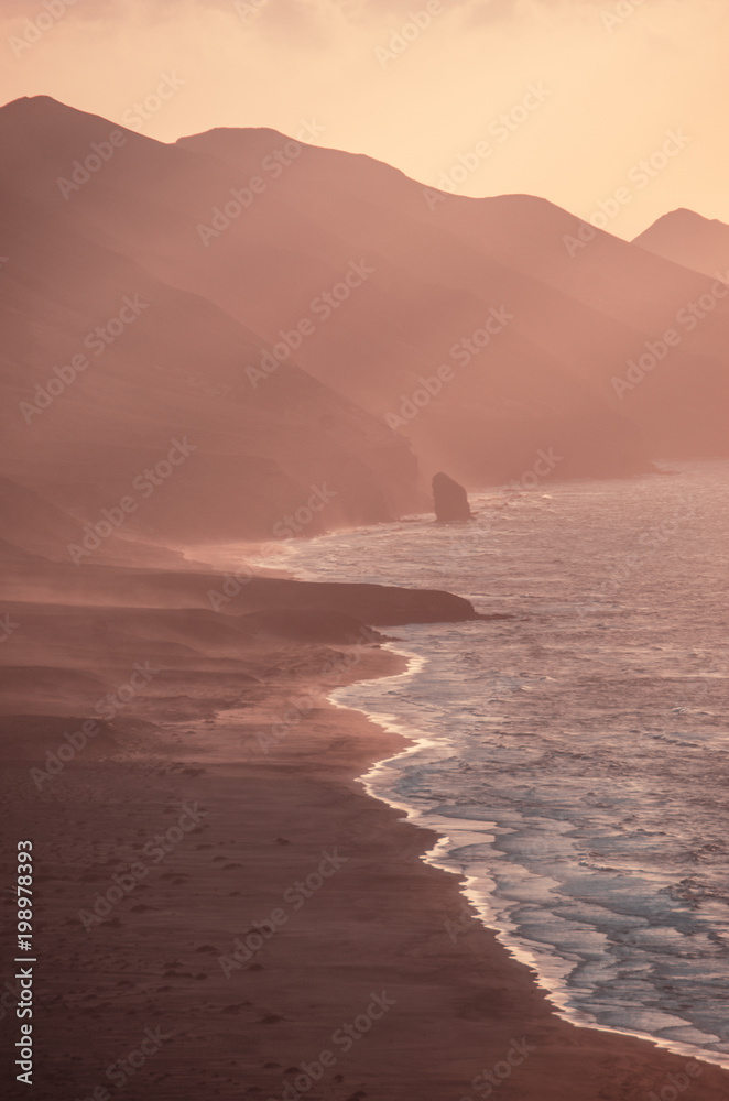 ocean landscape (sunset)