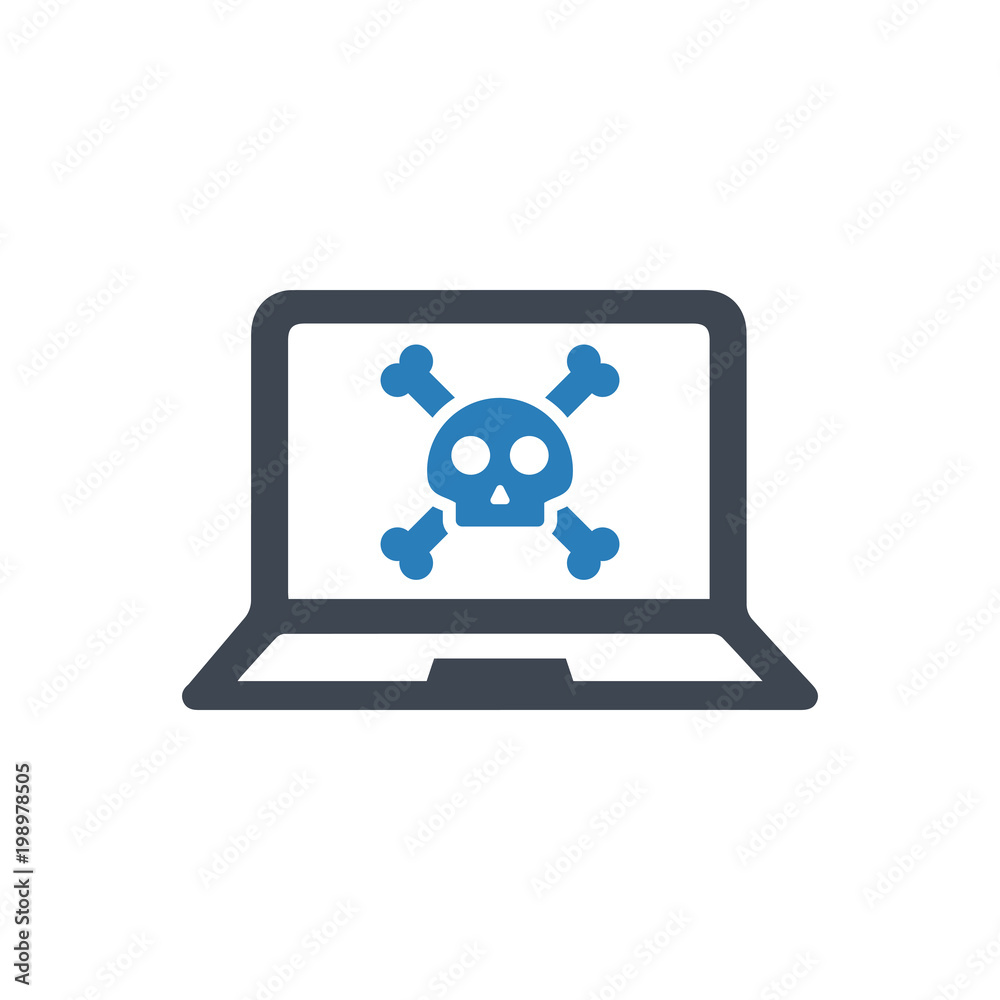 Computer Hacking Icon Computer Hacking Icon