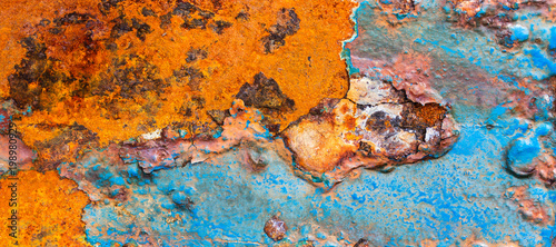 Textura de metal com ferrugem