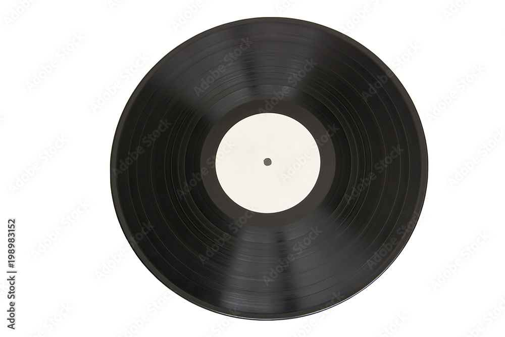 vinyl record isolated on white background vinyl record isolated on white background
