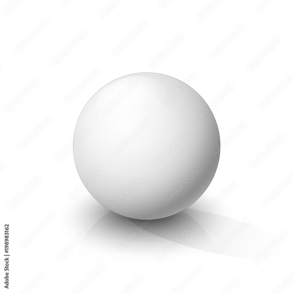 White sphere