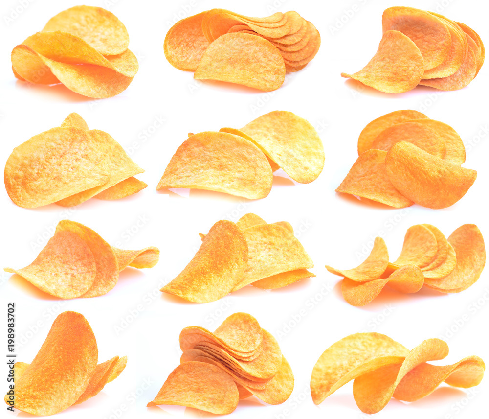 Chips potato collection Chips potato collection