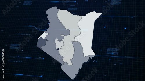 Kenya Network Map photo