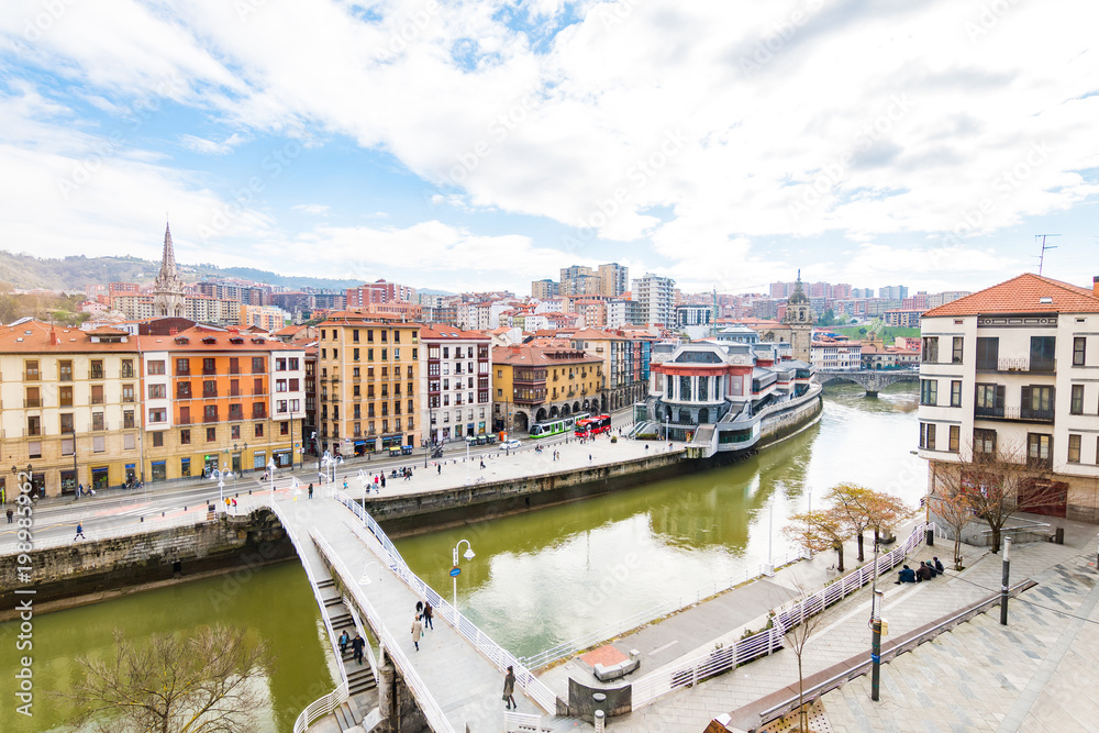 bilbao old town view, Spain