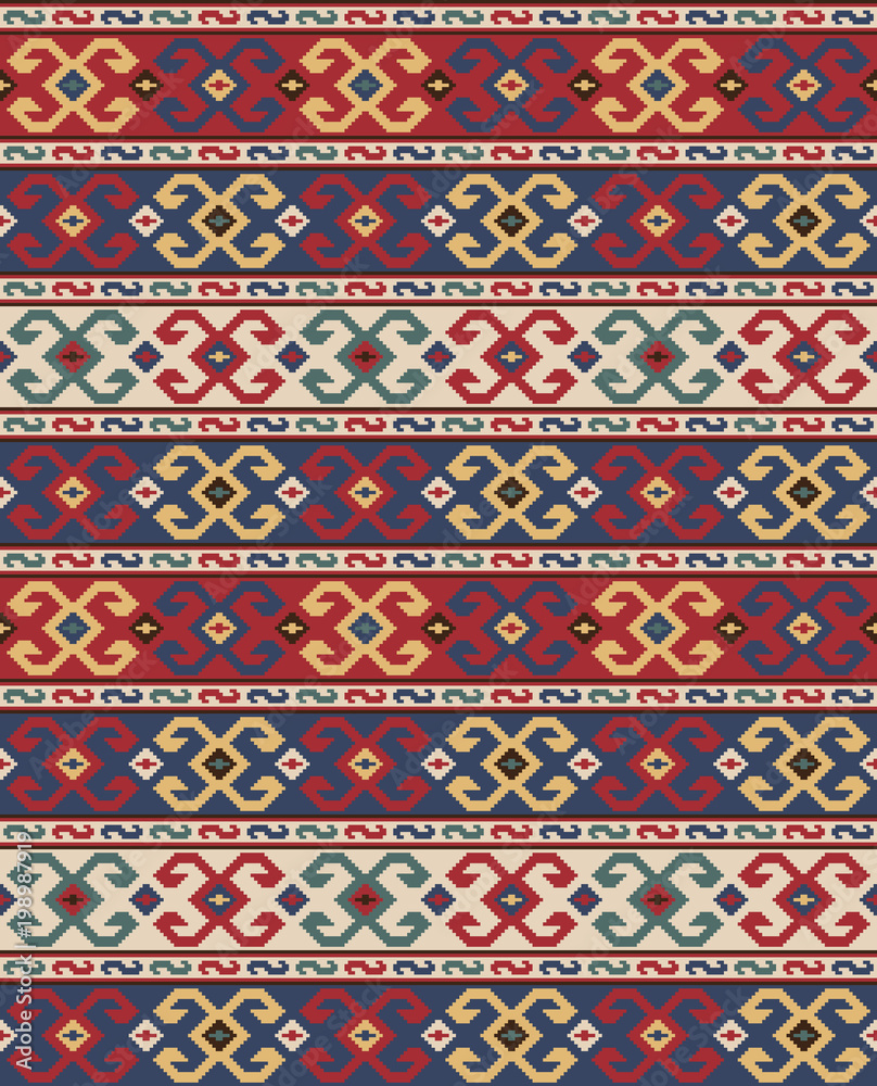 Seamless ethic Georgian pattern for background, textile. Seamless ethic Georgian pattern for background, textile.