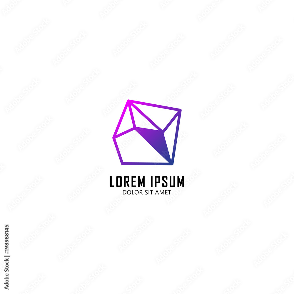 Abstract Geometric Logo Template Abstract Geometric Logo Template