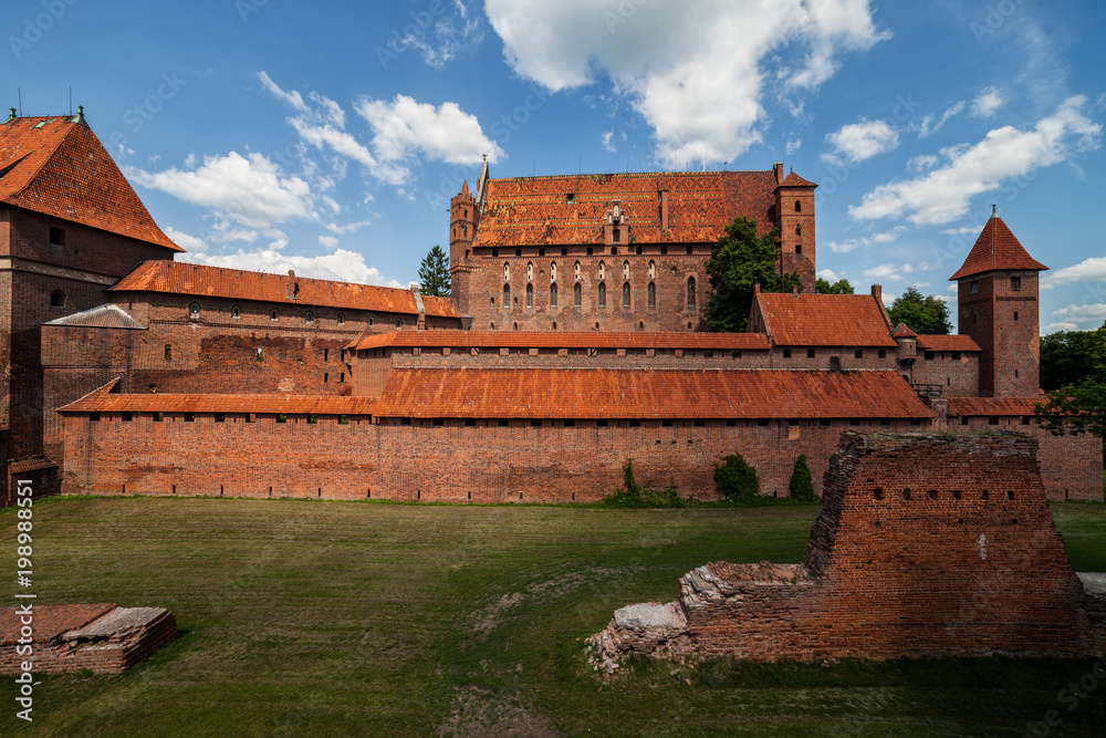 The Malbork Castle in Poland
