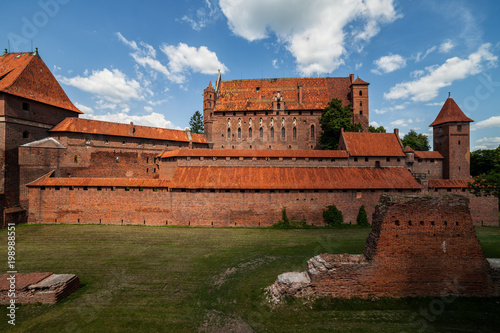 The Malbork Castle in Poland